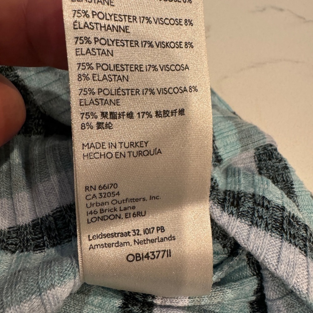 Maeve by Anthropology Blue Stripes Turtleneck - Picture 5 of 5